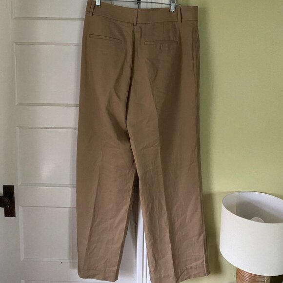 EVERLANE The Way-High® Drape Pant Size 14 Ash brown 30 inseam - Picture 5 of 5